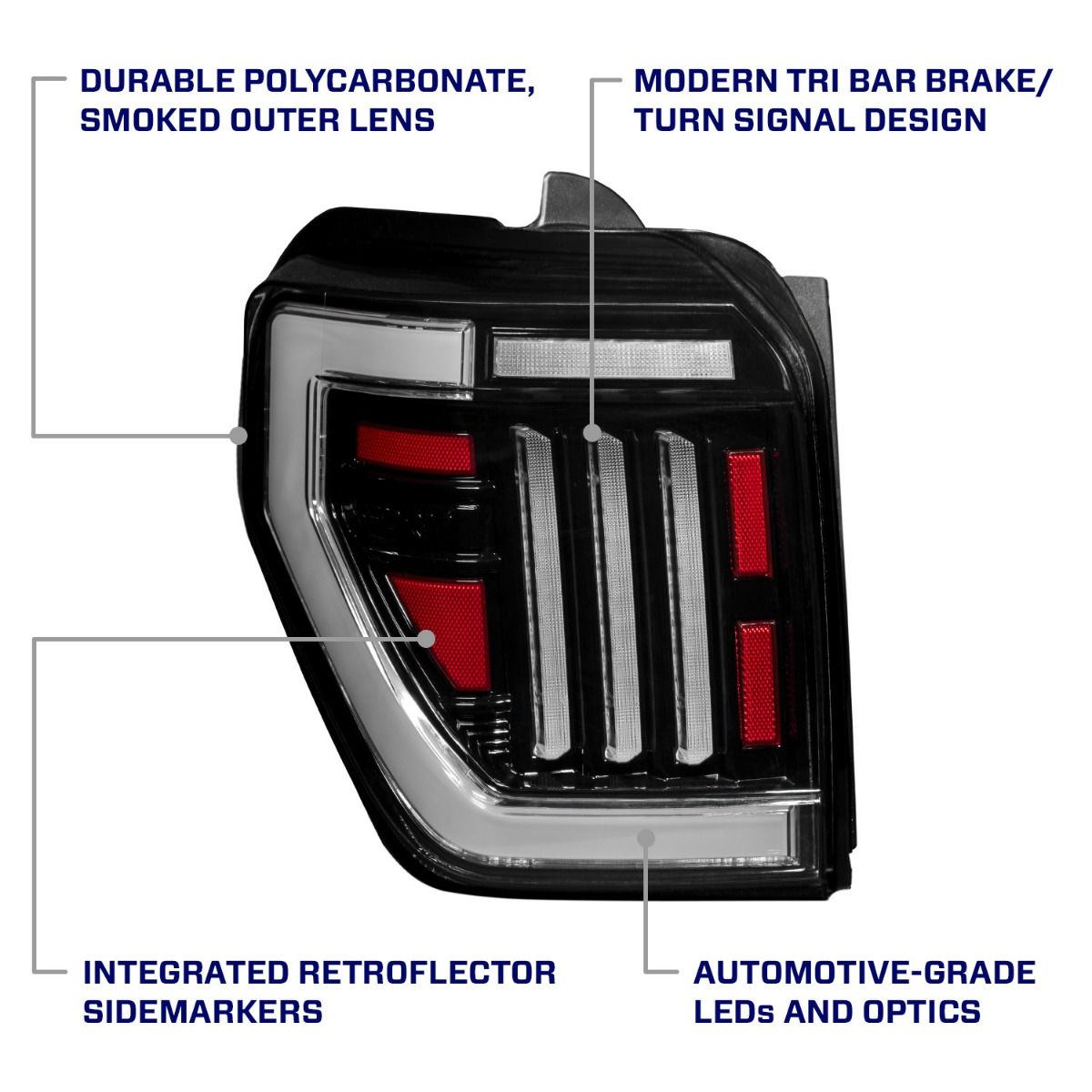 2010-2024 Toyota 4Runner LED Tail Lights (pair)