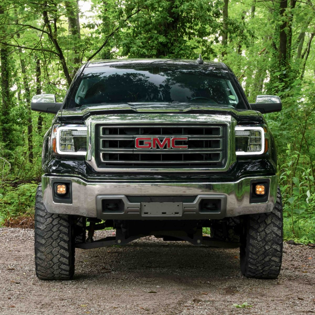 2014-2018 GMC Sierra 1500 LED Reflector Headlights Pair -2