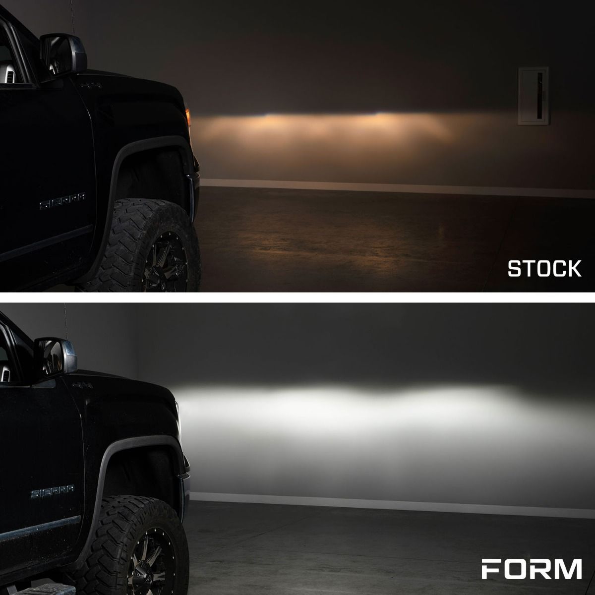 2014-2018 GMC Sierra 1500 LED Reflector Headlights Pair