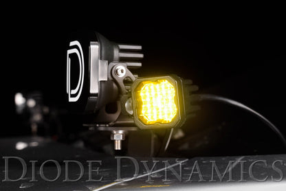 SSC1 Yellow Sport Standard LED Pod (pair)