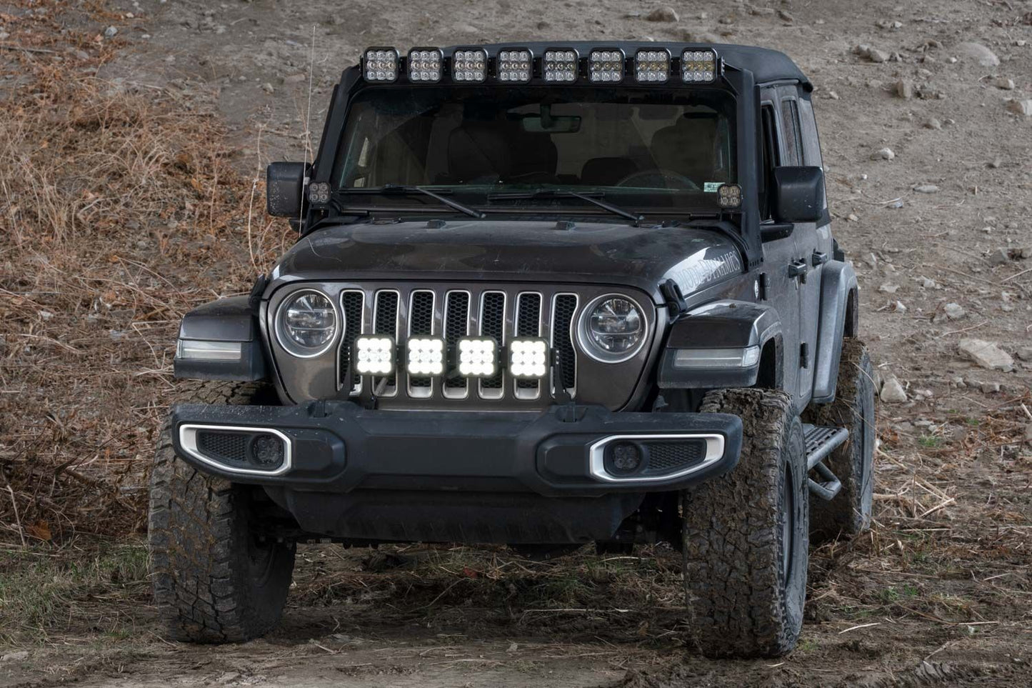 SS5 Grille CrossLink Lightbar Kit for 2020-2025 Jeep Gladiator