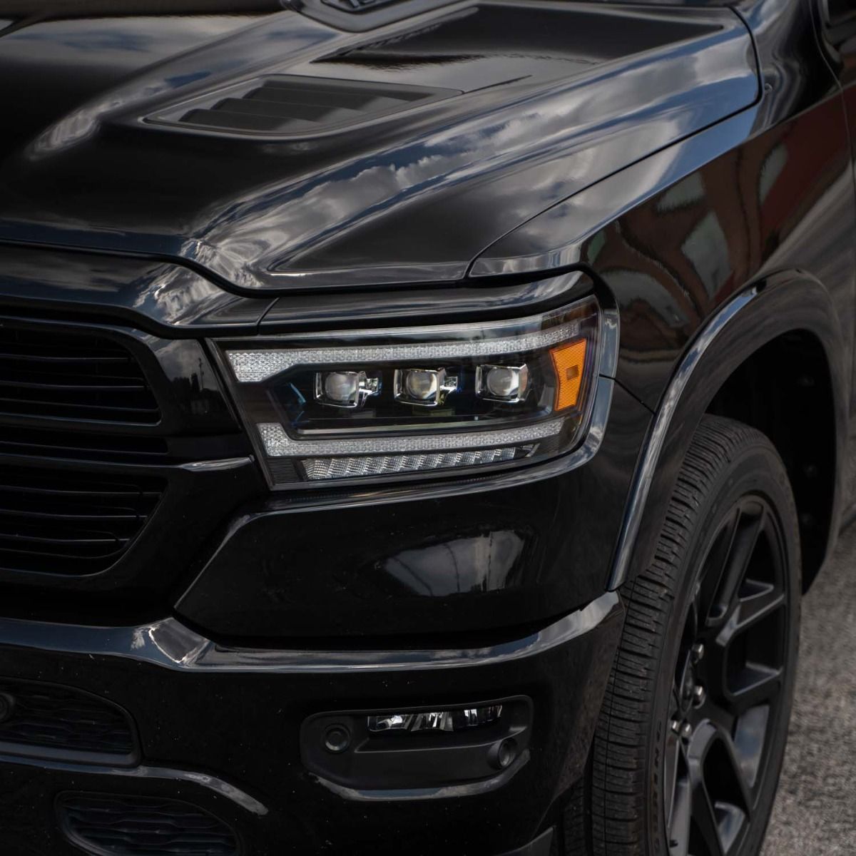2019-2024 Ram 1500 Sequential LED Projector Headlights (pair)