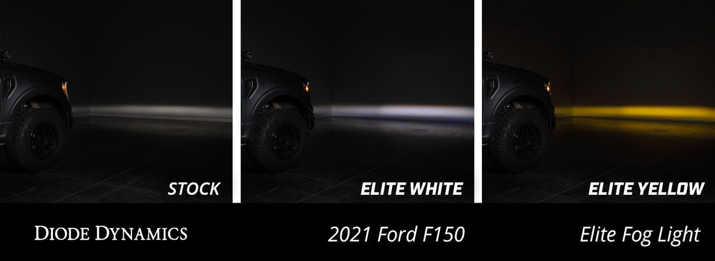 Elite Fog Lights for 2021-2023 Ford F-150 White (pair)