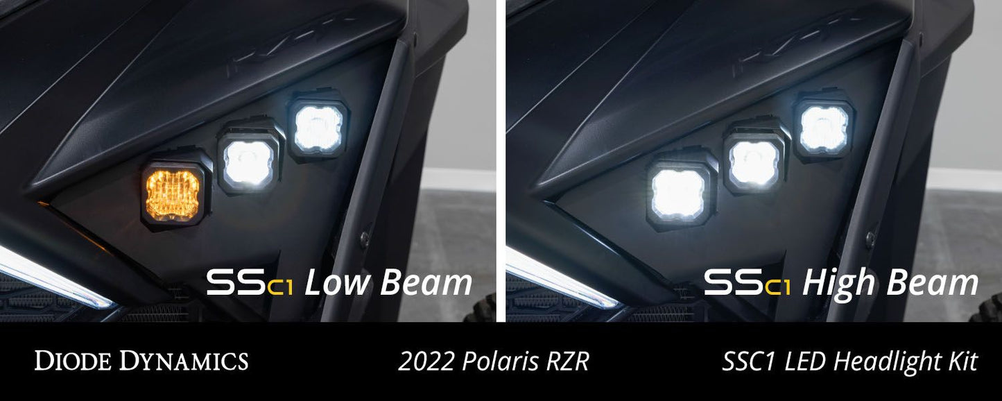 SSC1 LED Headlight Kit for 2020-2023 Polaris RZR Pro