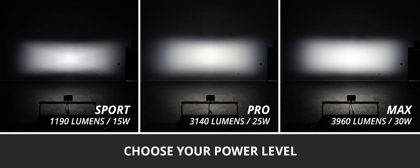 C2 2.0 SAE/DOT White Pro Standard LED Pod (pair)