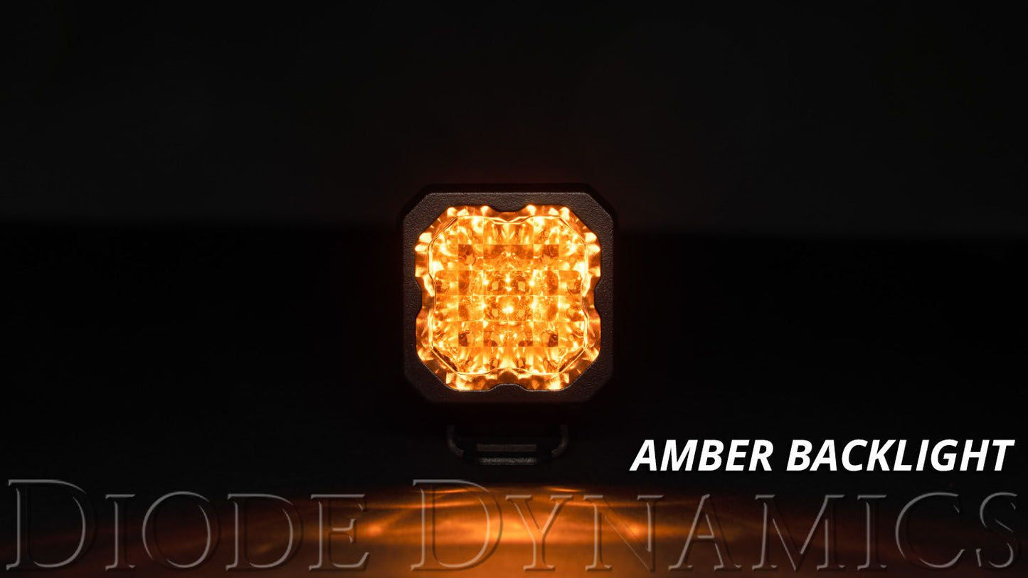 SSC1 Yellow Sport Standard LED Pod (pair)