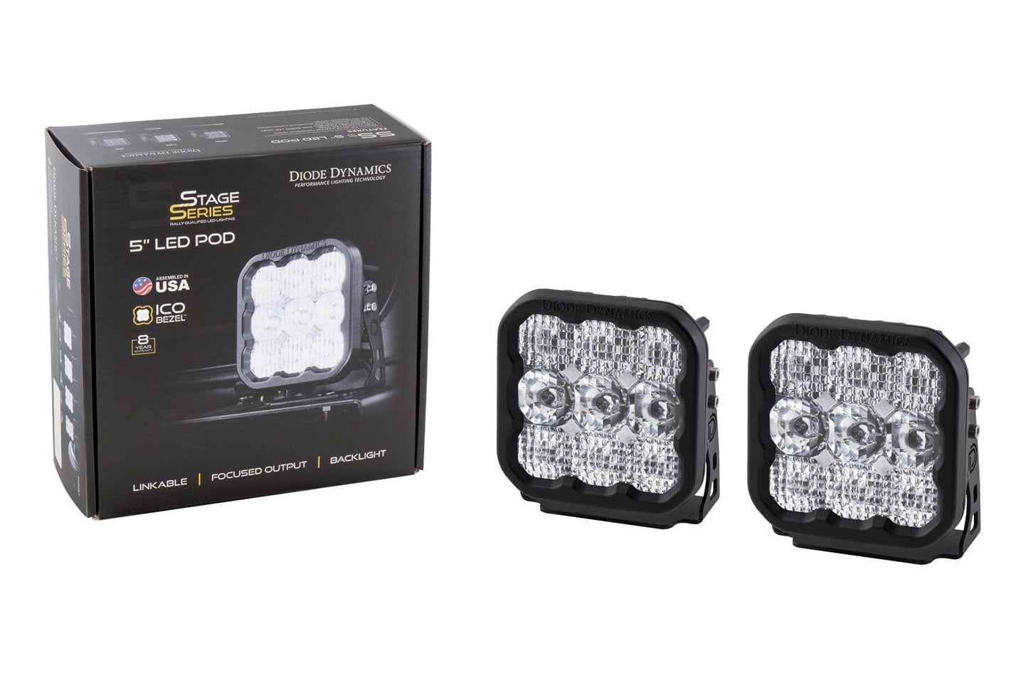 SS5 White LED Pod (pair)