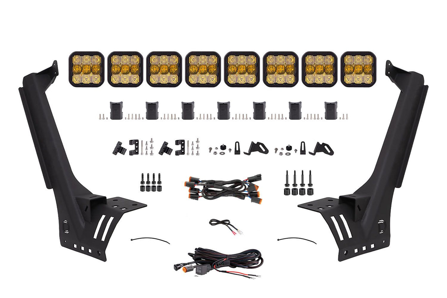 SS5 Windshield CrossLink Lightbar Kit for 2018-2025 Jeep JL Wrangler