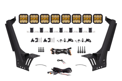 SS5 Windshield CrossLink Lightbar Kit for 2018-2025 Jeep JL Wrangler