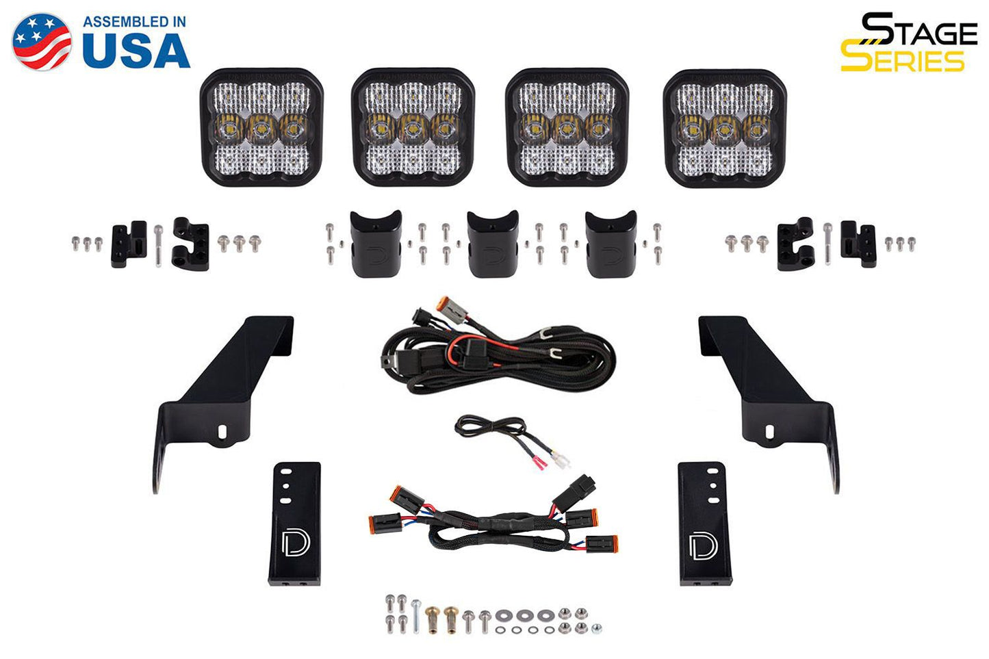 SS5 Grille CrossLink Lightbar Kit for 2020-2025 Jeep Gladiator