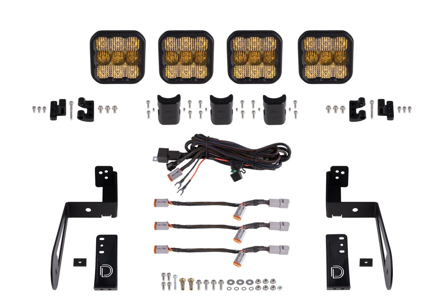 SS5 Grille CrossLink Lightbar Kit for 2007-2018 Jeep JK Wrangler