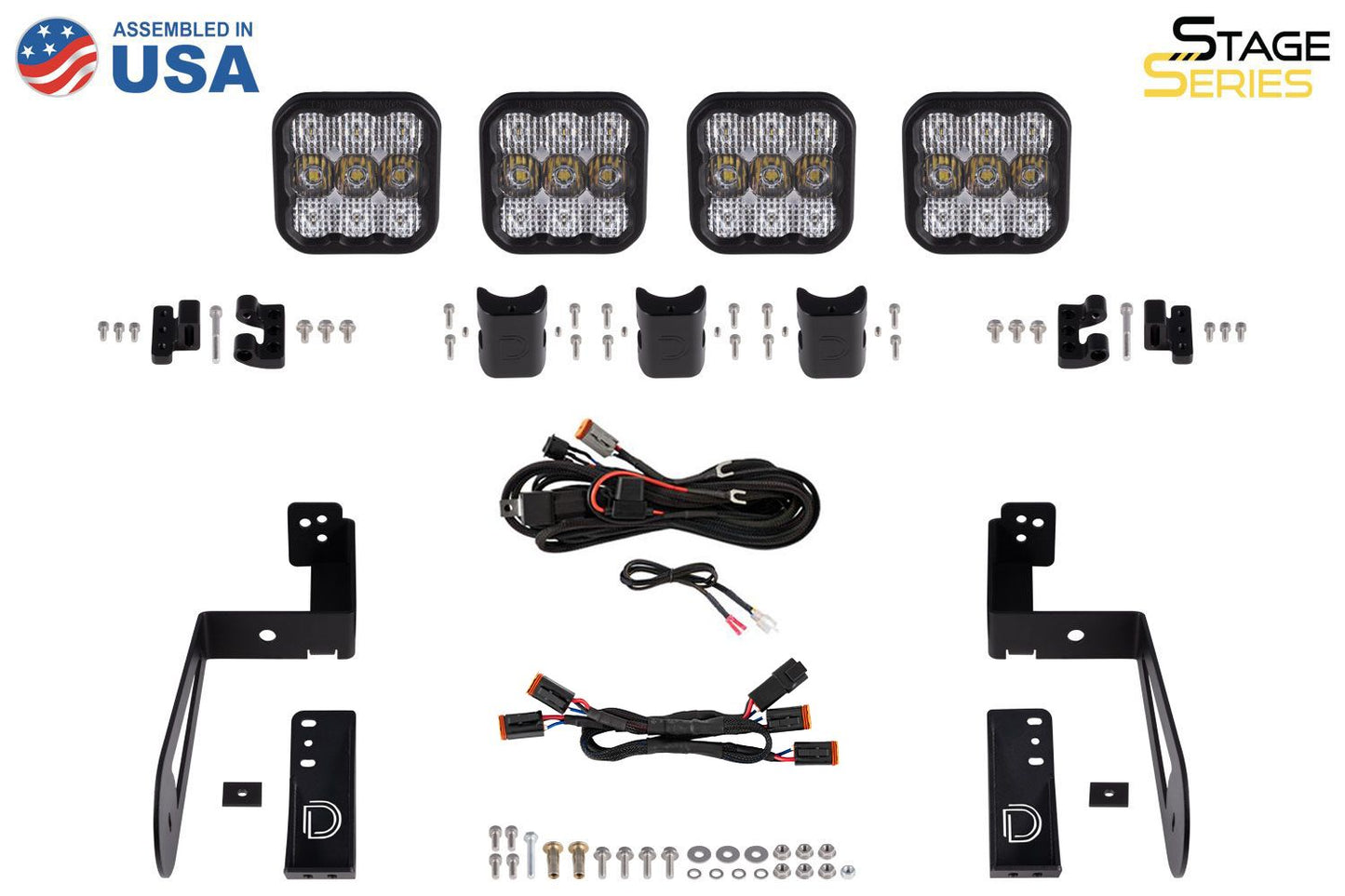 SS5 Grille CrossLink Lightbar Kit for 2007-2018 Jeep JK Wrangler