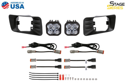 SS3 LED Fog Light Kit for 2020-2022 Ford Super Duty (w/ Halogen Fog Lights)