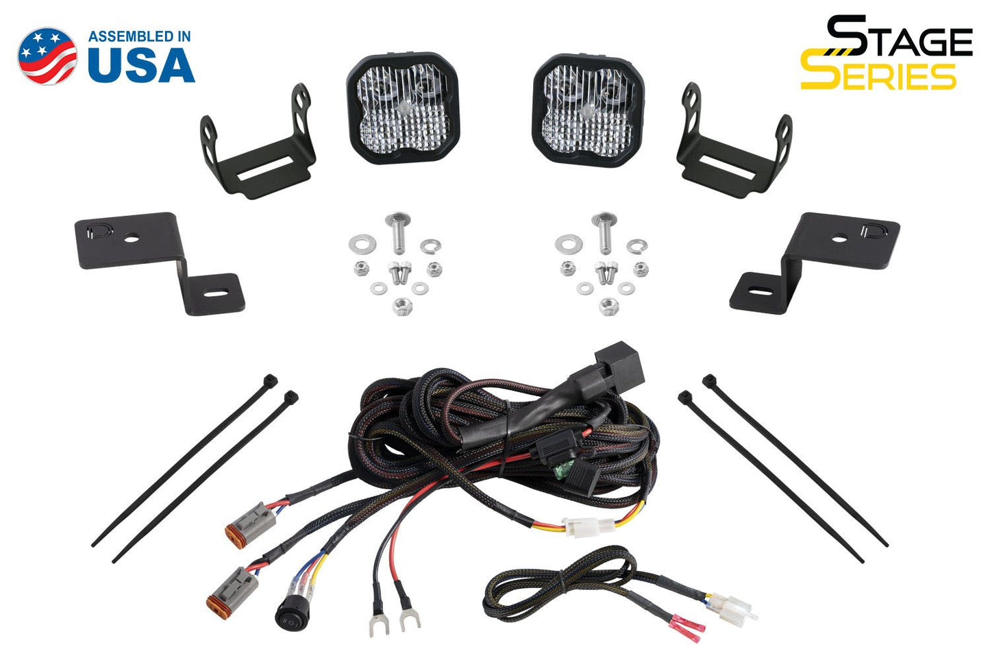 Stage Series Backlit Ditch Light Kit for 2021-2025 Ford F-150