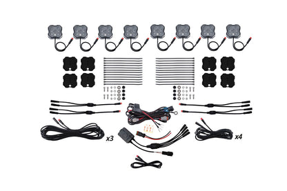 Stage Series RGBW LED Rock Light Kit (8-pack)