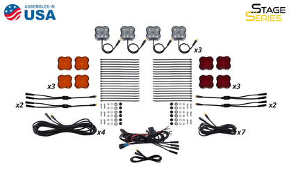 Stage Series Single-Color LED Rock Light Kit (12-pack)