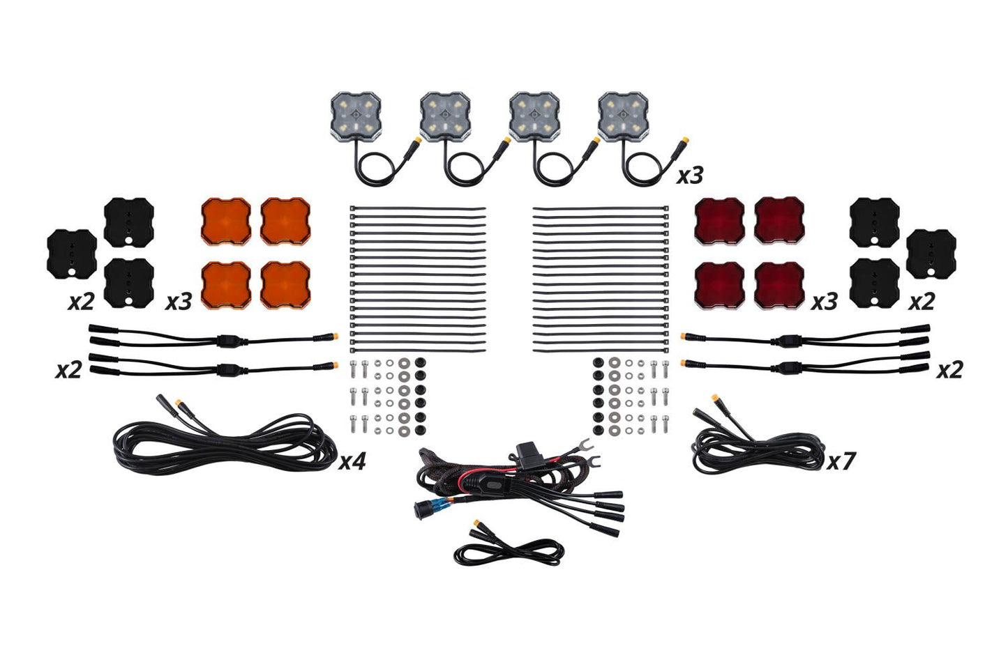 Stage Series Single-Color LED Rock Light Kit (12-pack)