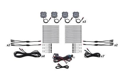 Stage Series RGBW LED Rock Light Kit (12-pack)