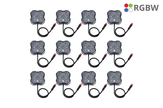 Stage Series Single-Color LED Rock Light Kit (12-pack)