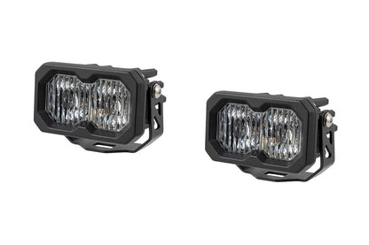 C2 2.0 SAE/DOT White Pro Standard LED Pod (pair)