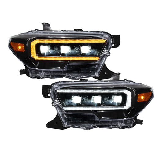 2016-2022 Toyota Tacoma Sequential LED Projector Headlights Pair