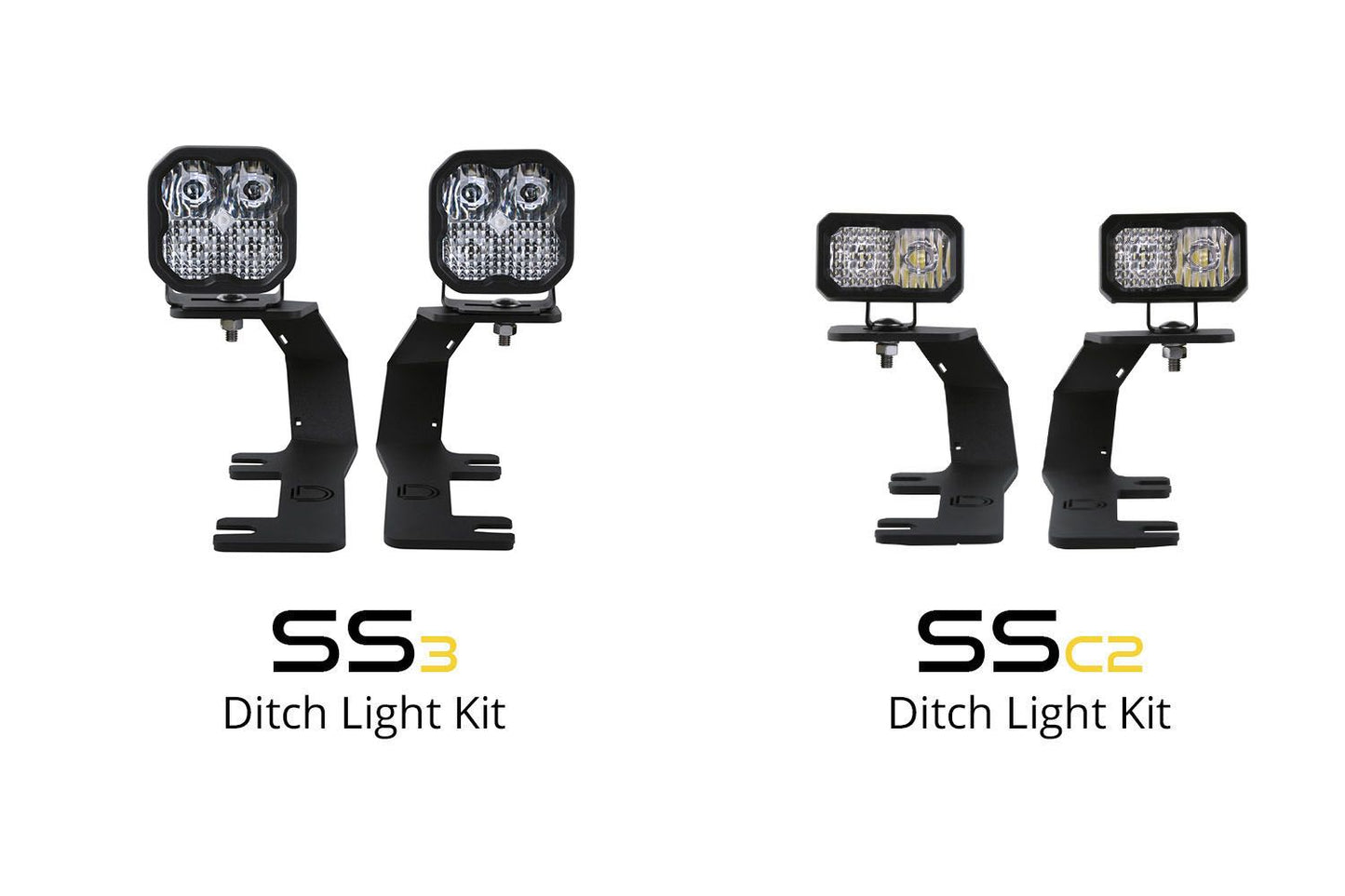 Stage Series Backlit Ditch Light Kit for 2014-2019 Chevrolet Silverado 1500