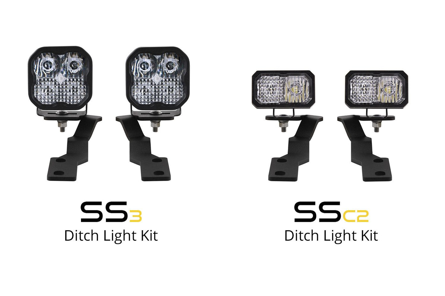 Stage Series Backlit Ditch Light Kit for 2016-2023 Toyota Tacoma