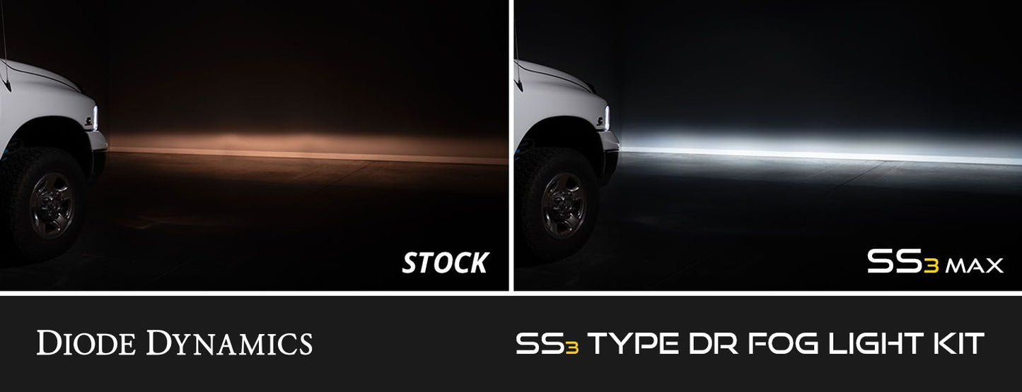 SS3 LED Fog Light Kit for 2002-2008 Ram 1500/2500/3500