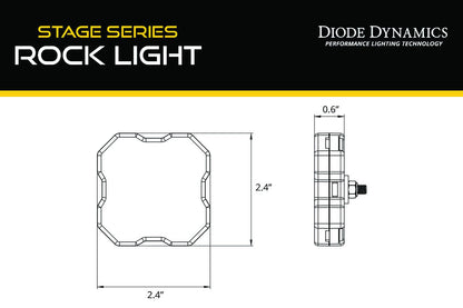 Stage Series RGBW LED Rock Light Kit (8-pack)