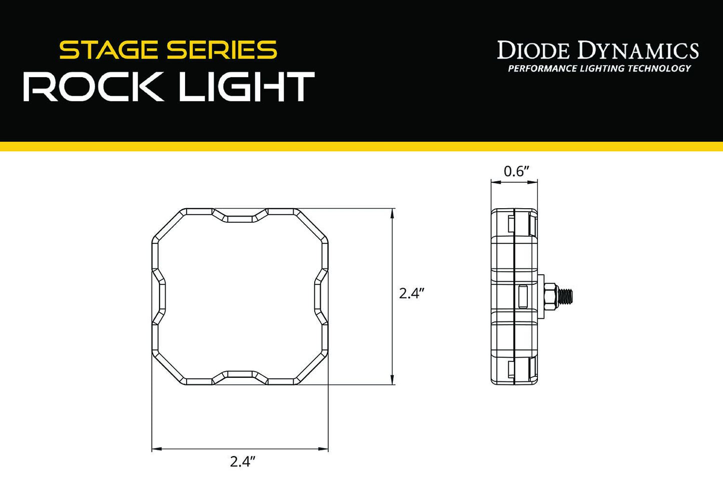Stage Series RGBW LED Rock Light (add-on 2-pack)